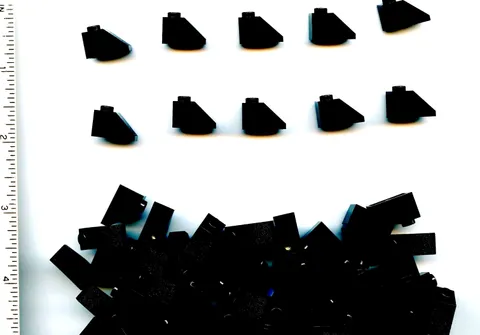 LEGO x 40 Black Slope 45 2 x 1 NEW 3040 bulk lot
