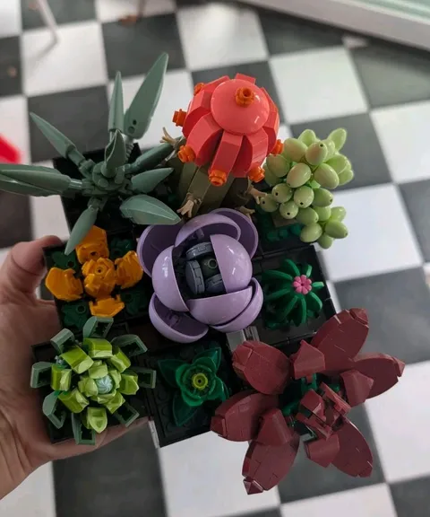 LEGO Icons Succulents Artificial Plant Set Botanical Collection 10309 Sold As Is