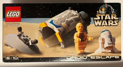 LEGO System Star Wars Droid Escape 7106 In 2001 New Retired