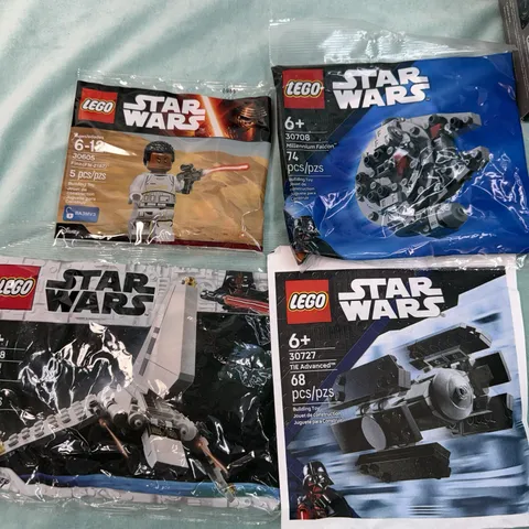 Lot 4 Lego Star Wars Polybag 30388 Imperial 30727 TIE Advance 30728 Falcon 30605