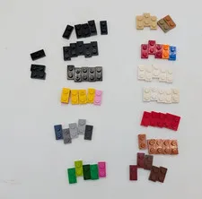 LEGO 1x2 Plate (68 pieces) various color Brick lot