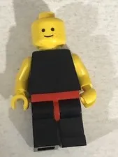 Lego Black Outfit Mini figure  Action Figure Toy Minifig L2