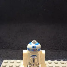 LEGO Star Wars R2-D2 Minifigure Droid Figure White/Blue Plastic