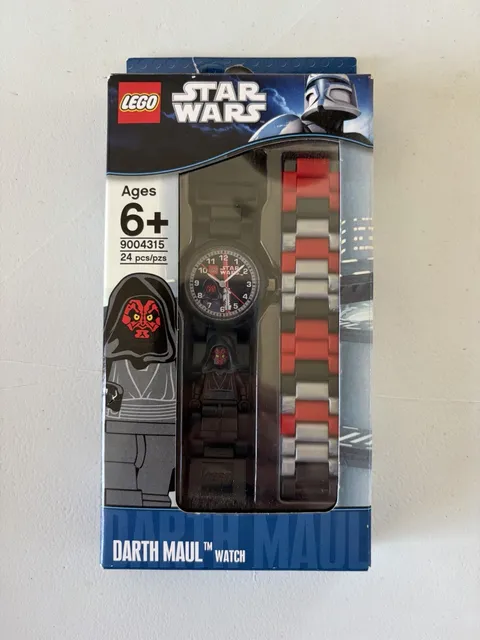 LEGO Star Wars Darth Maul Watch 9004315 Minifigure Kids Watch NIB Sealed