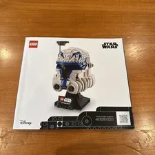 LEGO Star Wars 75349 Helmet Collection Captain Rex Helmet Instruction Bookl