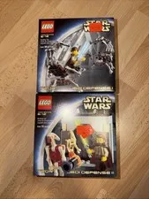 NEW Retired 2002 LEGO Star Wars: Jedi Defense I (7203) & Jedi Defense II (7204)