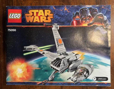 Lego Star Wars B-Wing Starfighter (75050) Instruction Manual Only