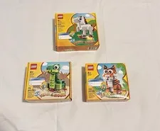 LEGO  Bundle 40707, 40779, 40491 Year of the Snake,  Horse and Tiger  