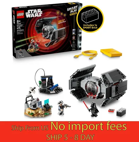 LEGO Star Wars Darth Vader's TIE Fighter SMART Brick Interactive Set,...(wa)