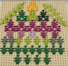 Lego Leaves Vines Tree Leaf Plant Forest Garden City Castle Friends Set Bulk Lot