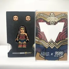 LEGO DC Comics BVS Yafd Custom Wonder Woman Variant Pad Printed Minifigure NEW