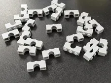 LEGO-NEW- #4490-LIGHT BLUISH GREY-BRICK ARCH 1 X 3 -25 PIECES