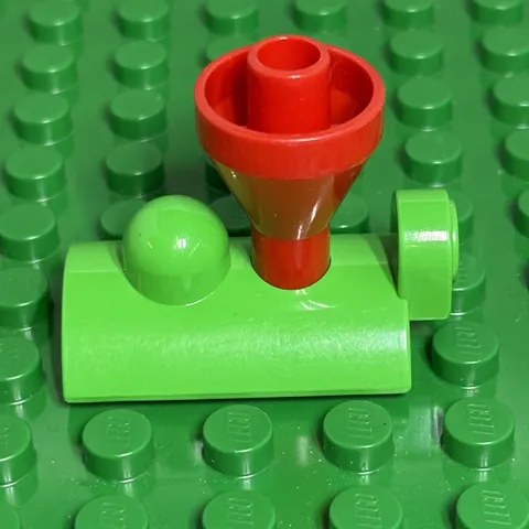 Lego DUPLO Train Steam Engine Top Green Red Funnel 10558 6144 5606 9212 3770