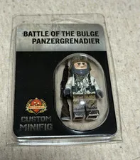 Brickmania WWII Battle of the Bulge Panzergrenadier Custom Minifigure w/ Rifle