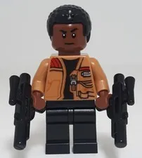Lego Star Wars Finn Minifigure With Blaster Weapons