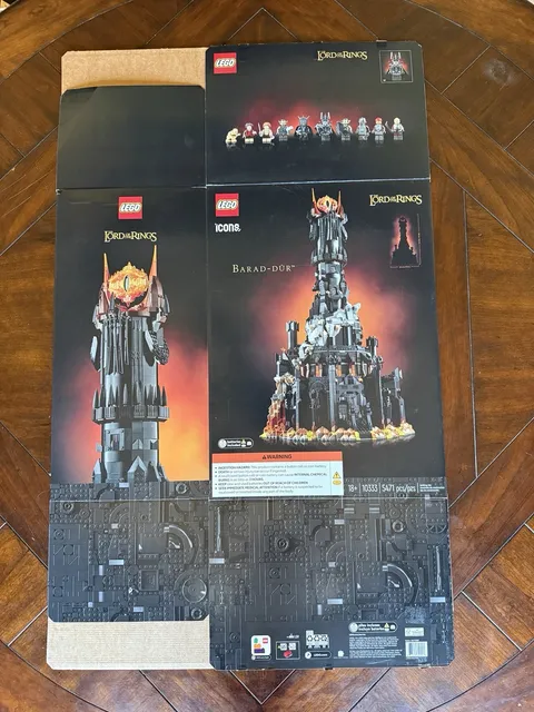 LEGO Icons 10333 The Lord of the Rings: Barad-Dur (Box Only)