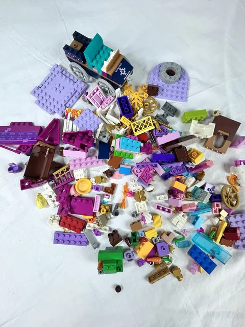 Lego Bulk Friends Disney 10.5oz Misc Pieces Pink Purple