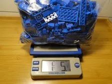 Lego Blue Parts Pieces Bricks Plates Lot Angles