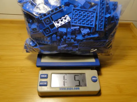 Lego Blue Parts Pieces Bricks Plates Lot Angles
