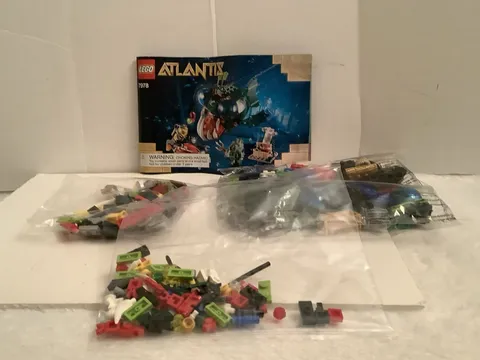 LEGO Atlantis 7978 Angler Attack Pieces & Instruction Booklet 2011