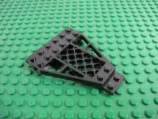 LEGO Black Wedge Plate 8 x 6 x 2/3 with Grille 6280 2161 6979 6291 #30036