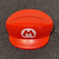 LEGO Super Mario Mario Minifigure Headgear Red Cap Printed "M" (3644)
