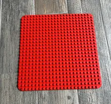 LEGO Duplo RED Building 15x15" Base Plate 484 Pegs