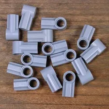 LEGO Lt Bluish Gray Technic, Axle and Pin Connector Angled #1 32013 42127 Qty 15
