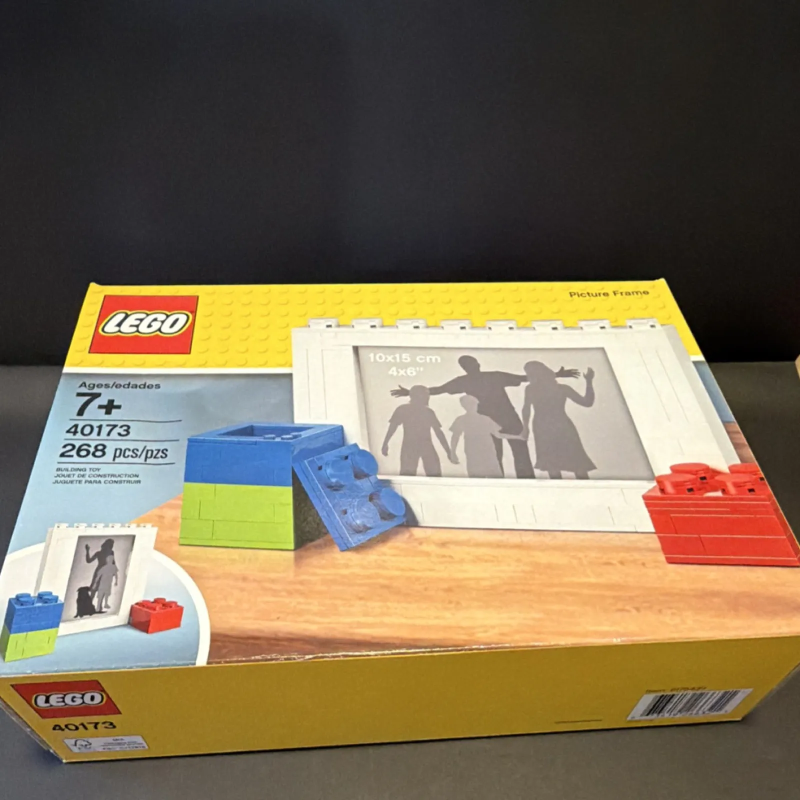 LEGO Buildable Picture Frame 40173, 268 pcs, 7+, White/Blue/Green/Red, 10x15cm