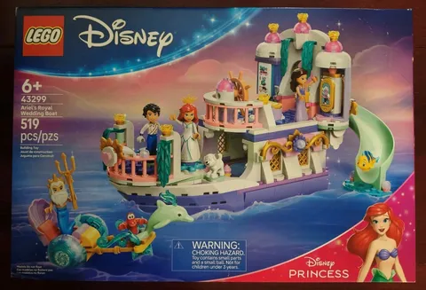 LEGO 43299 Disney Princess Ariel's Royal Wedding Boat - Brand New
