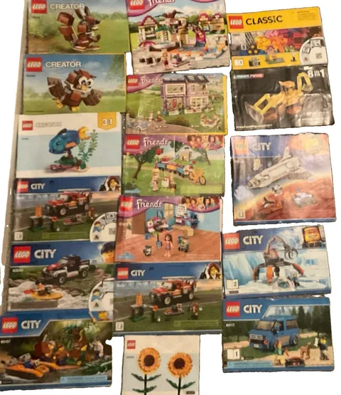 LEGO Illustrated Instruction Manual Booklet Lot, Mixed Themes 31044 41111