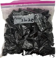 LEGO Black Bricks Bulk Lot Standard Building Blocks 2x2 2x4 1x2 1x4 Wall Parts
