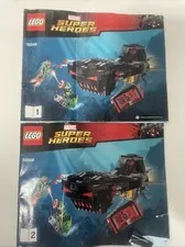 LEGO Super Heroes #76048 Iron Skull Sub Attack (2016) Instruction Book 1&2