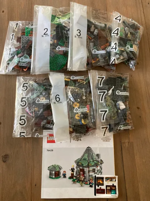LEGO 76428 Harry Potter Hagrid's Hut - NO MINIFIGURES - Build Only!