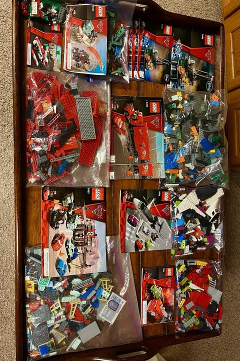 100% Complete LEGO Cars Bulk Lot w/ Instructions