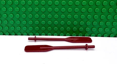 Lego 1 Pair Reddish Brown with Bar Boat Oars NEW