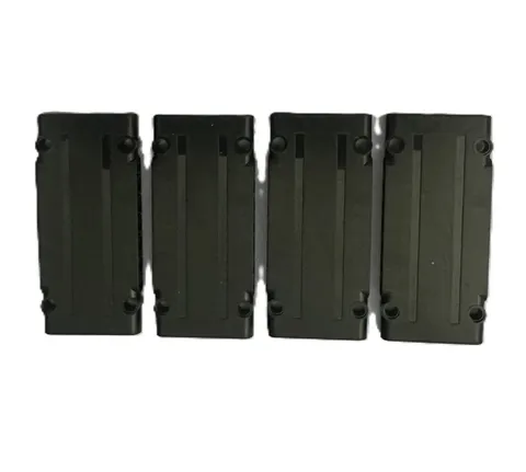 LEGO Parts - Black Technic, Panel Plate 5 x 11 x 1 - No 64782 - QTY 4