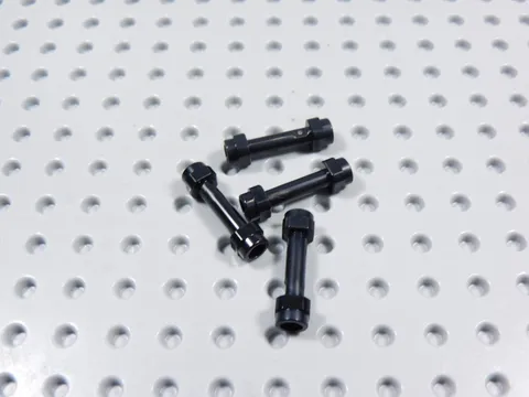 LEGO Lot of 4 Black Extended Hilts Weapon Minifig BI