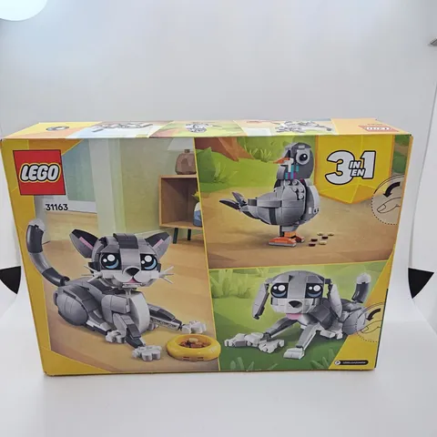 LEGO CREATOR 3 in 1 PLAYFUL CAT 31163 Building Toy Set 407 Pc NEW Sealed Box