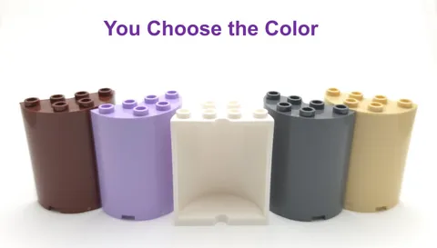 Lego 2x4x4 Half Cylinder You Choose the Color