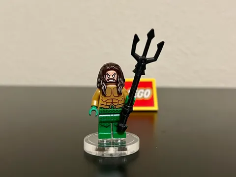 LEGO DC 2018 Aquaman (sh0525) w/Trident Rare/Retired Excellent Condition!!!