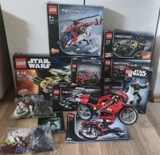 Lego Bundle Collection Technic Star Wars Sets No Minifigures 7930, 8420