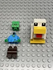 LEGO. Minecraft. Baby Zombie Chicken Jockey and Chicken from 21272