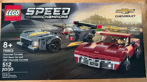 LEGO SET 76903 SPEED CHAMPIONS CORVETTE C8.R NEW IN BOX ~ LOT OF 3 SETS