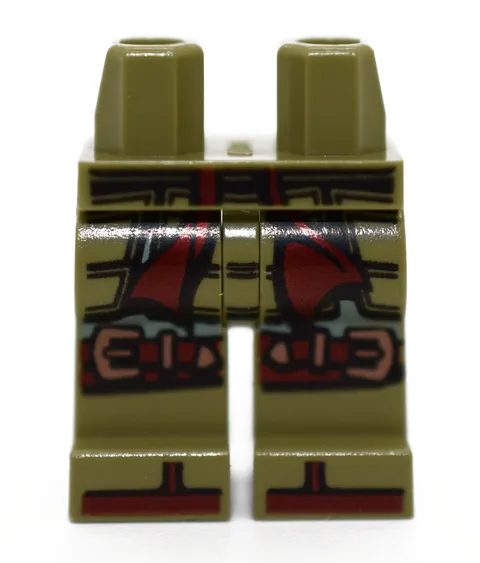 LEGO Minifigure Legs Ninjago Olive Green Red Sash Ronin Possession 70735 6116654