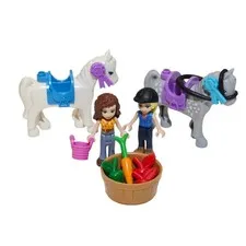 LEGO Friends Horse Show Lot Horses Riders Mini Dolls Ribbons Equestrian Gear