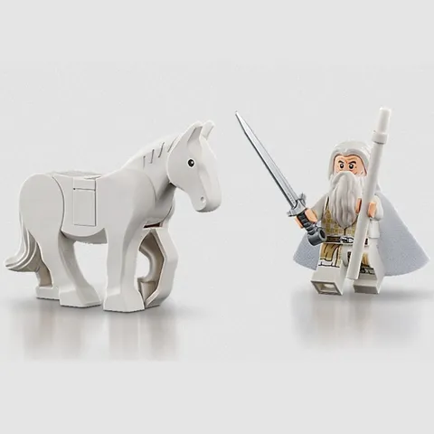 LEGO Gandalf the White & Shadowfax Horse 11377 Lord of the Rings Minas Tirith