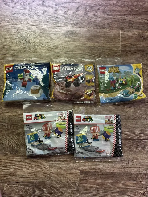 Lego Mixed Polybog Lot 30692 30702 30691 30703 Sealed New - Y606