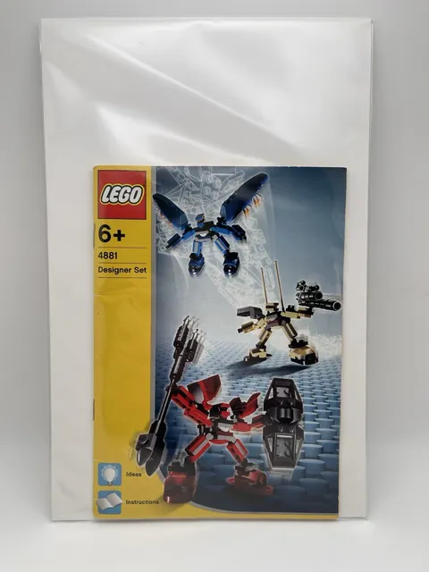 Vintage LEGO CREATOR: Robo Platoon (4881) Instruction Manual Only