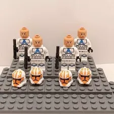 Lego Star Wars 332nd Clone Trooper Minifigure sw1278 Lot Of 4 With Blasters